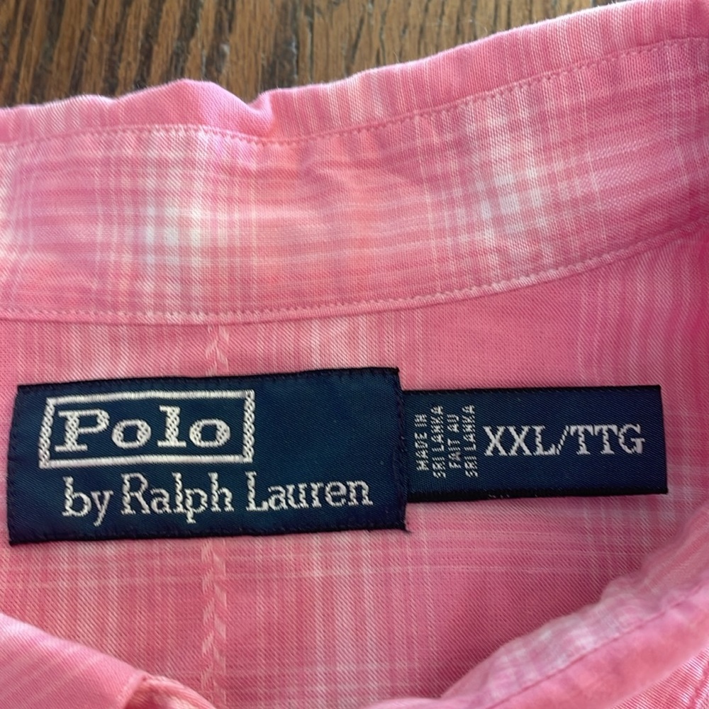 Polo by Ralph Lauren Pink Plaid Western Snap Shirt - Picture 2 of 13